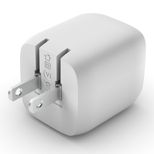 Belkin 45W Dual USB-C Wall Charger, Fast Charging 3.0 w/ GaN Technology for iPhone, MacBook, Galaxy, Nintendo Switch 2 & More - White HOW TO BUY