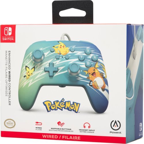 PowerA Wired Controller for Nintendo Switch - Pikachu Evolution BUY ONLINE