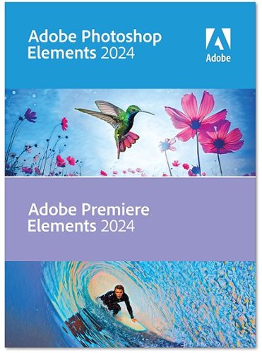  Adobe - Photoshop Elements 2024 &amp; Premiere Elements 2024 - Mac OS, Windows