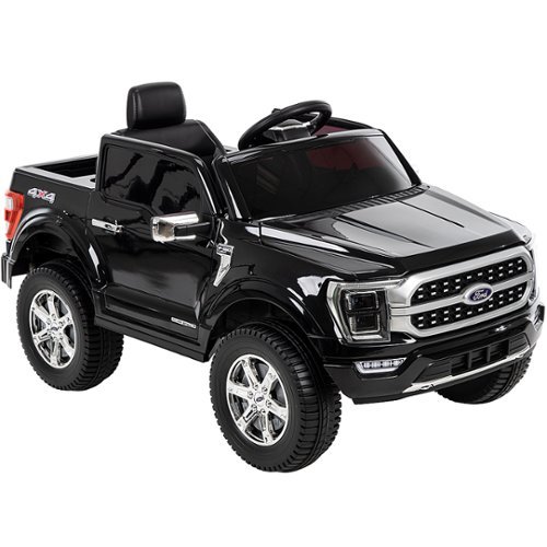 Huffy - Ford F-150 Platinum 6-Volt Battery-Powered Ride-On Truck - Black