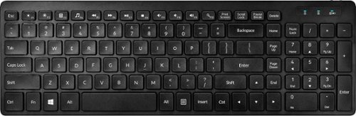  Insignia™ - Full-size Bluetooth Scissor Switch Keyboard - Black