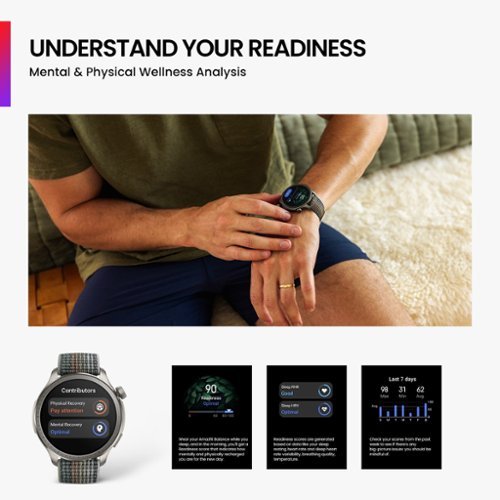 Amazfit Balance Smartwatch 38mm Aluminum Alloy - Black BUY IN QATAR