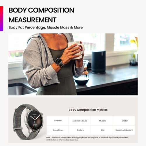 Amazfit Balance Smartwatch 38mm Aluminum Alloy - Black BUY IN UK