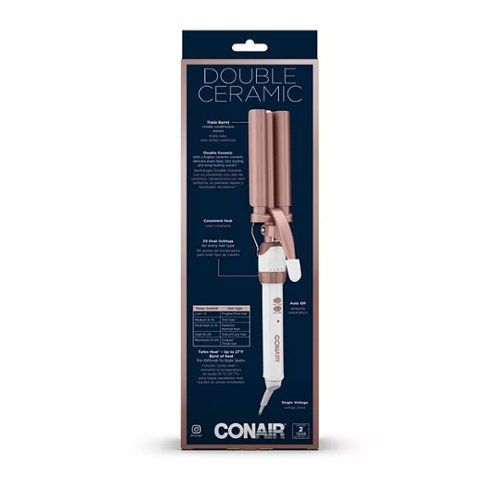 Conair Double Ceramic Triple Barrel Waver - Rose Gold HOW TO BUY