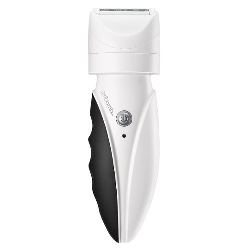 Conair - GIRLBOMB Shaver & Body Polish Kit Rechargeable Hair Trimmer Wet/Dry - White