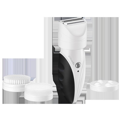 Conair GIRLBOMB Shaver & Body Polish Kit Rechargeable Hair Trimmer Wet/Dry - White WORLDWIDE DELIVERY