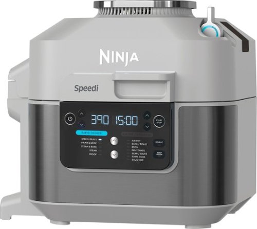 Ninja - Speedi Rapid Cooker & Air Fryer, 6-QT Capacity, 12-in-1 Functionality, 15-Minute Meals All In One Pot - Sea Salt Grey