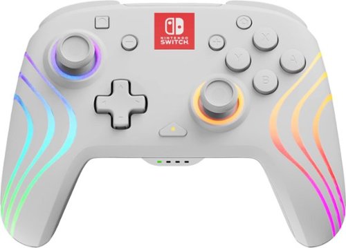 PDP Afterglow™ Wave Wireless Controller for Nintendo Switch™, and Nintendo Switch™ - OLED Model - White BUY IN MIDDLE EAST