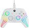 PDP - Afterglow Wave Wired LED Controller, Customizable/App Supported For Xbox Series X|S, Xbox One & Windows 10/11 PC - White-Front_Standard