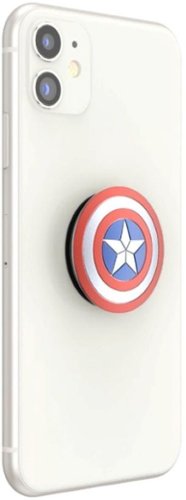 PopSockets PopGrip Cell Phone Grip & Stand - Licensed - Marvel Enamel Domed Captain America Shield WORLDWIDE DELIVERY