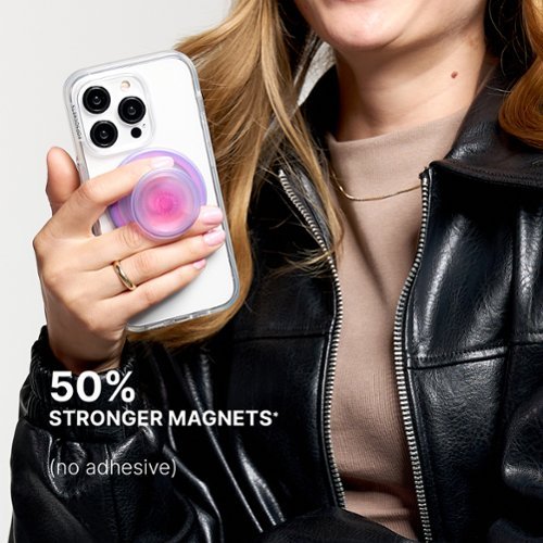 PopSockets MagSafe Round PopGrip Cell Phone Grip & Stand, with Adapter Ring for Mobile Phones - Clear HOW TO BUY