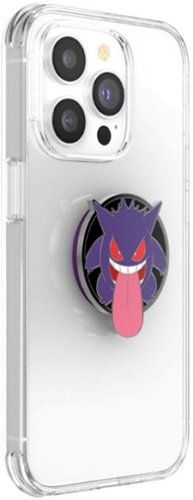 PopSockets Adhesive PopGrip Universal Grip & Stand for Cell Phones - Glow in the Dark Enamel Gengar Night Shade Pokemon GLOBAL SHIPPING