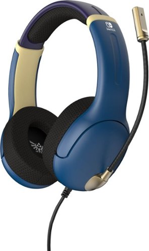 PDP AIRLITE Wired Gaming Headset For Nintendo Switch, Nintendo Switch - OLED Model, & Nintendo Switch Lite - Brave Blue GLOBAL SHIPPING