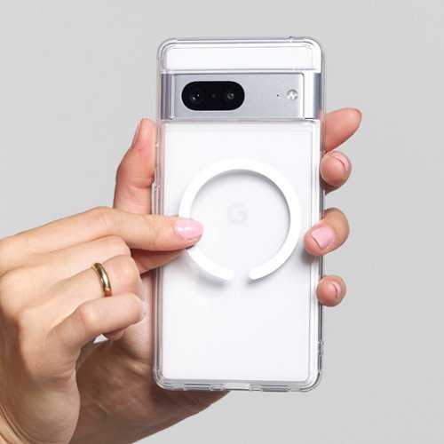 PopSockets MagSafe PopWallet+ Cell Phone Wallet & Grip, with Adapter Ring - White Clear GLOBAL SHIPPING