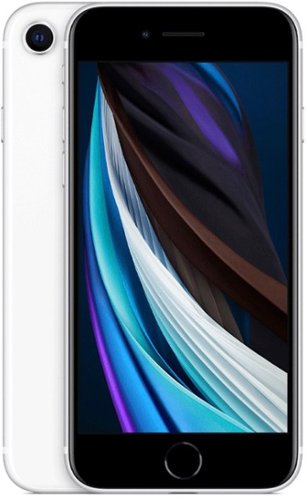Apple - Refurbished Good - iPhone SE (2020) 64GB (Unlocked) - White-Front_Standard 