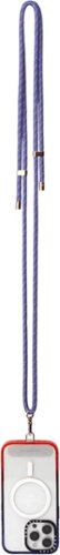 CASETiFY Rope Cross-body Phone Strap Compatible with Most Cell Phone Devices - Peri Purple/Reflective GLOBAL SHIPPING