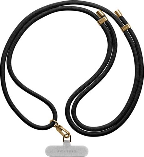CASETiFY Rope Cross-body Phone Strap Compatible with Most Cell Phone Devices - Black/Gold WORLDWIDE DELIVERY