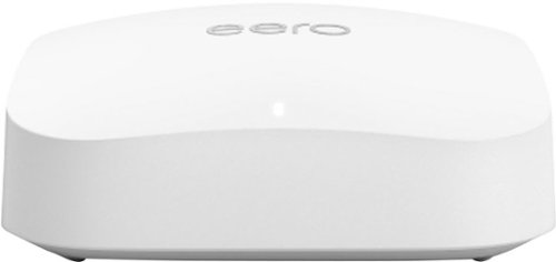 Photos - Wi-Fi Amazon Certified Refurbished  eero Pro 6E mesh  router - White S010111 