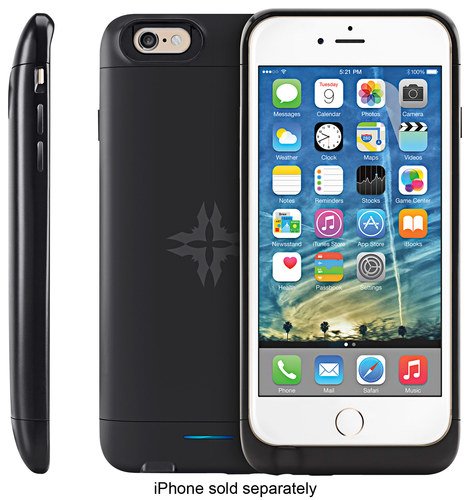  iBattz - External Battery Case for Apple® iPhone® 6 Plus - Black