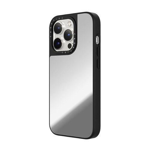 CASETiFY Mirror Case with MagSafe for Apple iPhone 15 Pro - Silver with Black Bumper HOW TO BUY