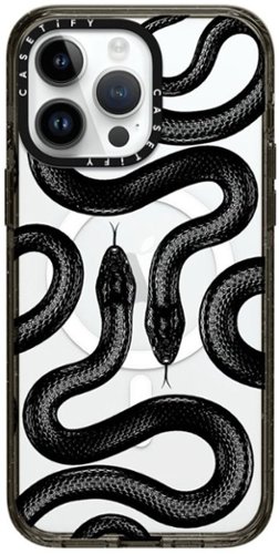 CASETiFY - Impact Case with MagSafe for Apple iPhone 15 Pro Max - Black Kingsnake