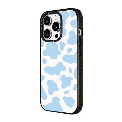 CASETiFY Impact Case with MagSafe for Apple iPhone 15 Pro Max - Blue Cow Print WHERE TO BUY