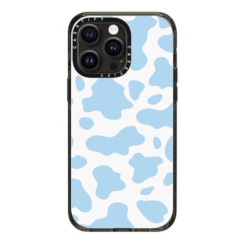 CASETiFY Impact Case with MagSafe for Apple iPhone 15 Pro Max - Blue Cow Print HOW TO BUY