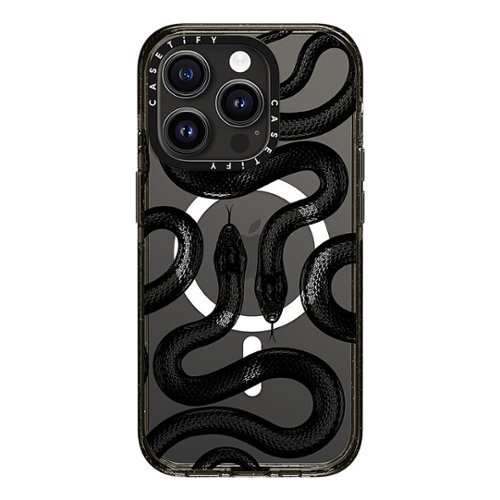 CASETiFY Impact Case with MagSafe for Apple iPhone 15 Pro - Black Kingsnake HOW TO BUY