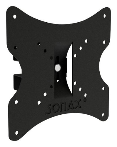  Sonax - Full-Motion TV Wall Mount for Most 10" - 32" Flat-Panel TVs - Black
