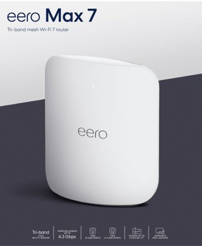 eero Max 7 BE20800 Tri-Band Mesh Wi-Fi 7 Router - White HOW TO BUY