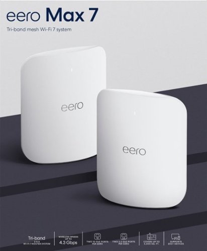 eero Max 7 BE20800 Tri-Band Mesh Wi-Fi 7 System (2-pack) - White HOW TO BUY
