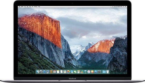 Apple - Geek Squad Certified Refurbished MacBook® - 12" Display - Intel Core M - 8GB Memory - 256GB Flash Storage - Space Gray