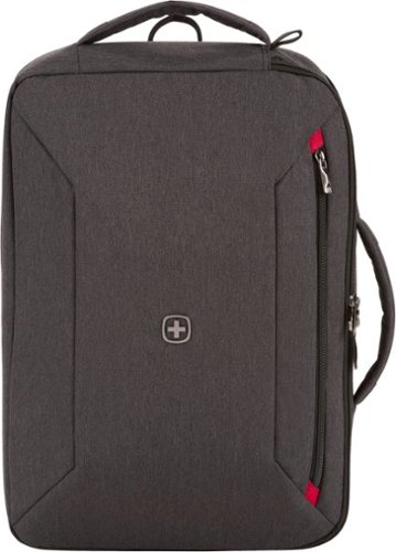 SwissGear 16 Commute Hybrid Brief/Backpack - Gray - Black HOW TO BUY