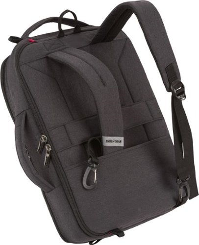 SwissGear 16 Commute Hybrid Brief/Backpack - Gray - Black BUY ONLINE