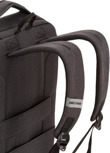 SwissGear 16 Commute Hybrid Brief/Backpack - Gray - Black BUY IN SINGAPORE