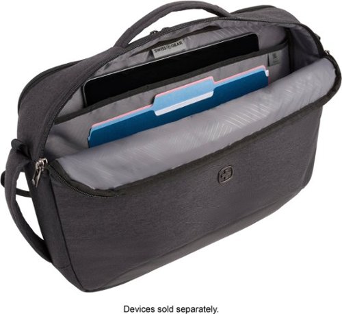 SwissGear 16 Commute Hybrid Brief/Backpack - Gray - Black BUY IN DUBAI