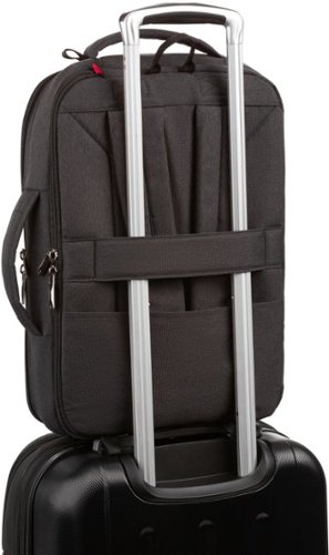 SwissGear 16 Commute Hybrid Brief/Backpack - Gray - Black BUY IN SAUDI ARABIA