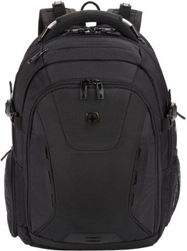 SwissGear Commander USB ScanSmart Laptop Backpack - Black WORLDWIDE DELIVERY
