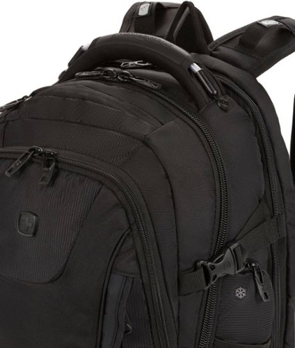 SwissGear Commander USB ScanSmart Laptop Backpack - Black BUY ONLINE