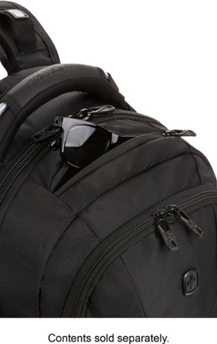 SwissGear Commander USB ScanSmart Laptop Backpack - Black BUY IN EUROPE