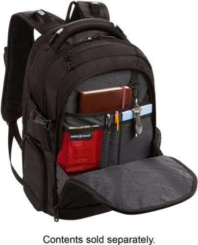 SwissGear Commander USB ScanSmart Laptop Backpack - Black BUY IN SINGAPORE