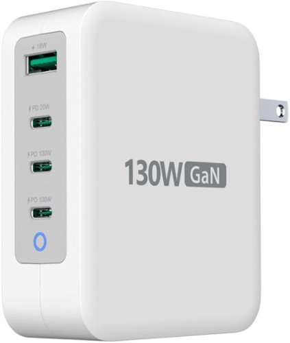 j5create 130W GaN USB-C 4-Port Charger - Black WORLDWIDE DELIVERY