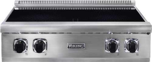 

Viking - 30-inch wide Induction Rangetop - Stainless/black glass
