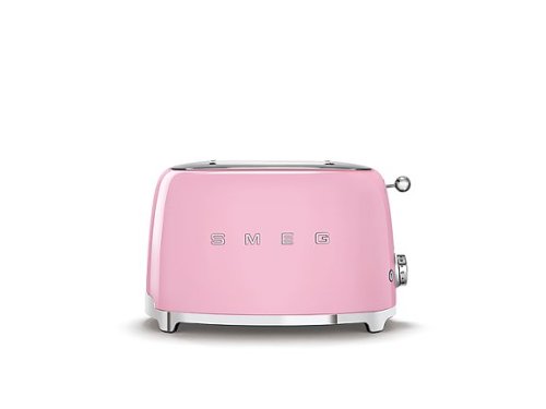 

SMEG TSF01 2-Slice Wide-Slot Toaster - Pink