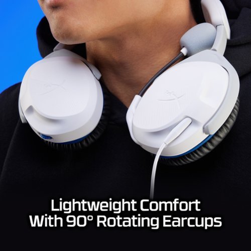 HyperX Cloud Stinger 2 Wired Gaming Headset for PS5 and PS4 - White GLOBAL SHIPPING