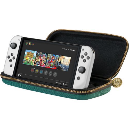 RDS Industries Tears of the Kingdom Game Traveler Deluxe Travel Case for Nintendo Switch - Green GLOBAL SHIPPING