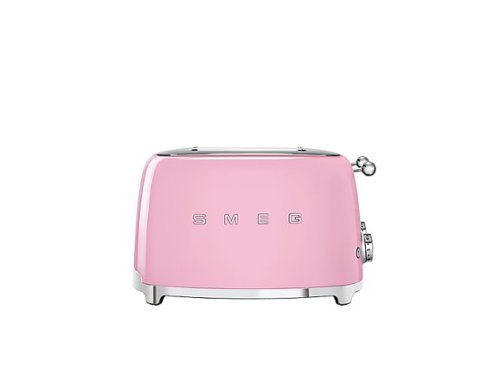 SMEG TSF03 4-Slice Wide-Slot Toaster - Pink
