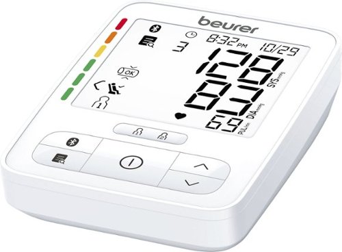 Beurer Blood Pressure Monitor Upper Arm - White WORLDWIDE DELIVERY
