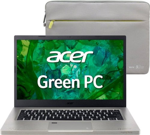 Acer - Aspire Vero 14" FHD Laptop - Intel i5-1335U with 8GB Memory - 512GB SSD - Cobblestone Gray-Front_Standard 