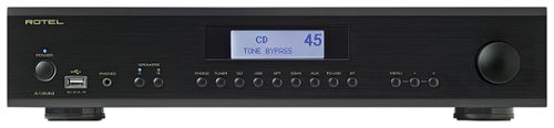 Rotel - A14MKII 80W 2-Ch Integrated Stereo Amplifier - Black